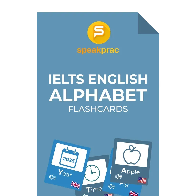 English Alphabet Flashcards